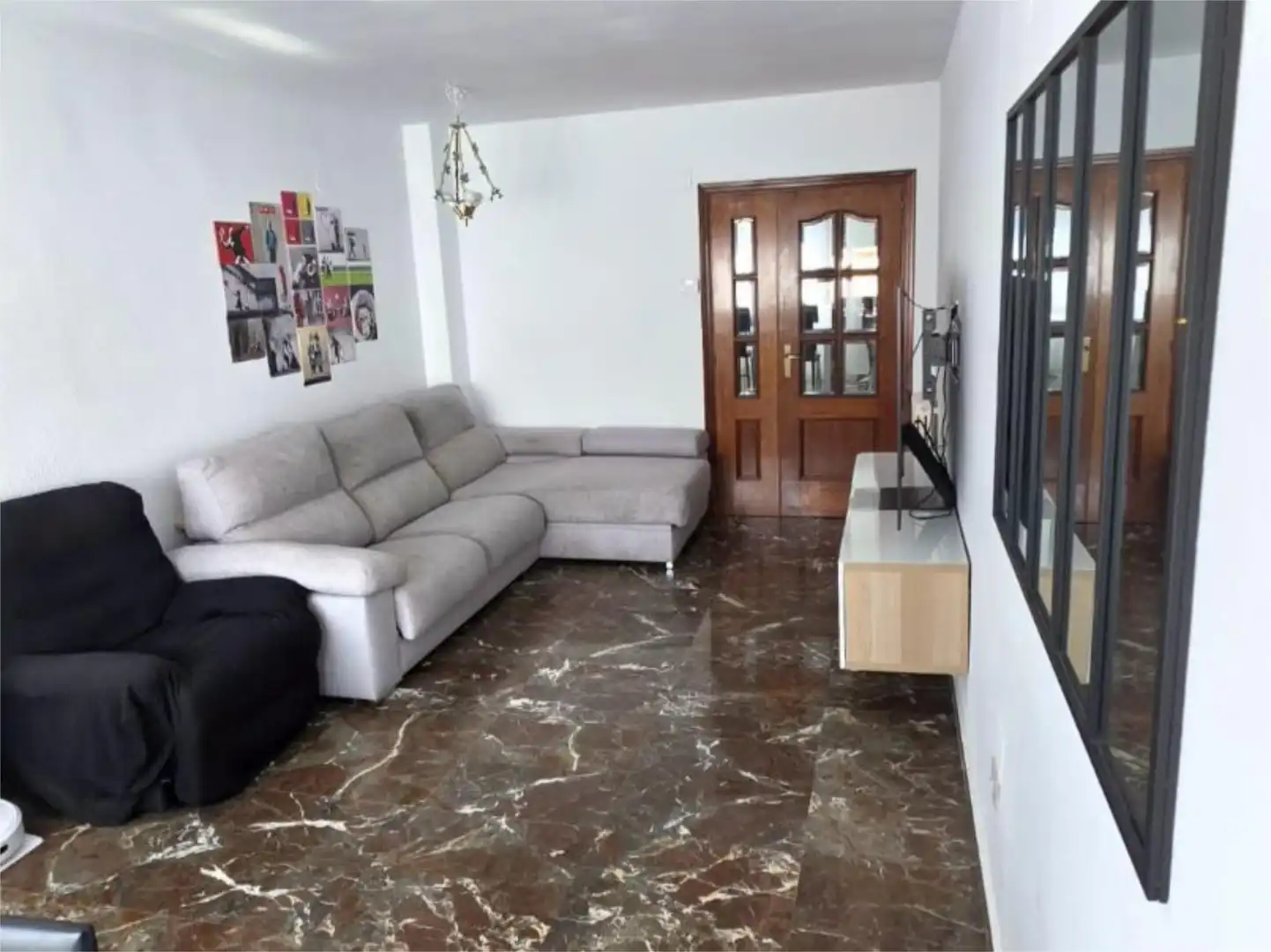 Flat for sale in Calle de Aldebarán, Valdefierro Living room of Flat for sale in Zaragoza with Air Conditioner, Heating and Terrace