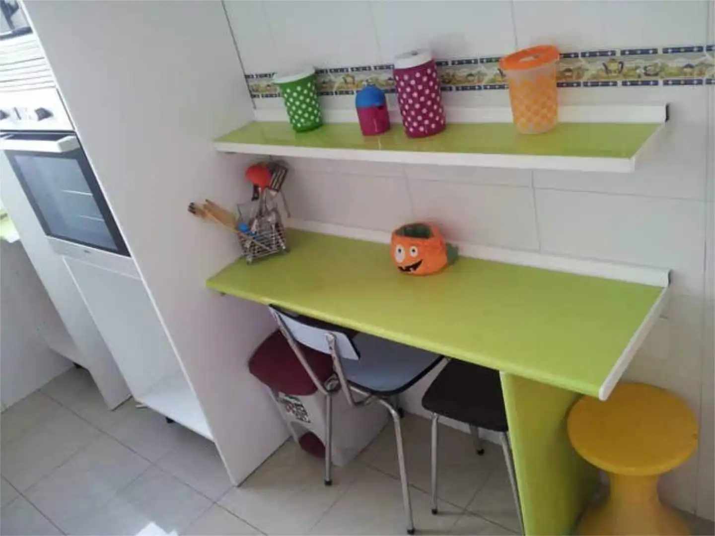Piso de alquiler en San Carlos - San José Cocina de Piso de alquiler en Sevilla con Amueblado