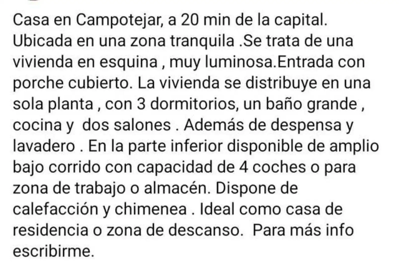 Casa o xalet en venda en Campotéjar