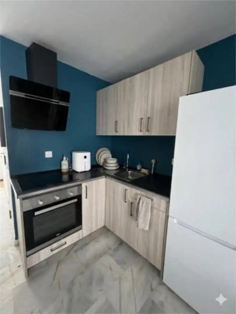 Cuina de Apartament en venda en Estepona amb Jardí privat, Terrassa i Piscina