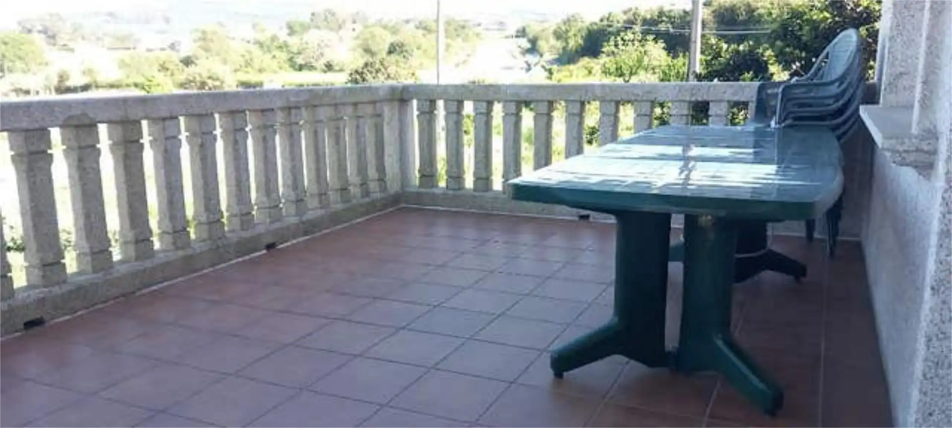 Terraza de Casa adosada de alquiler en Baiona con Jardín privado, Terraza y Amueblado