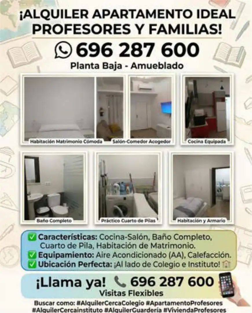 Estudio en venta en La Carlota Baño de Estudio en venta en La Carlota con Calefacción y Amueblado