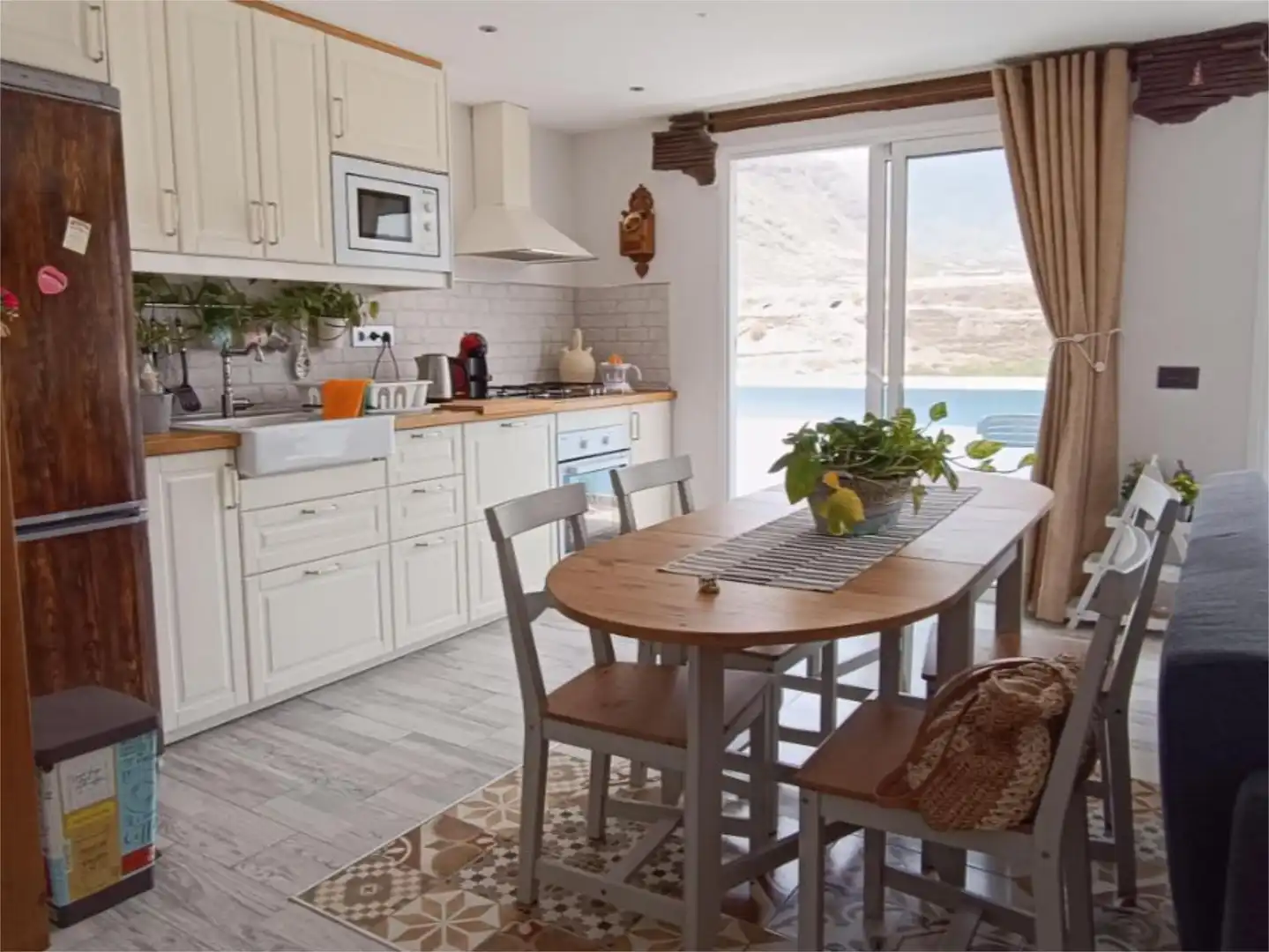 Küche von Wohnung zur Miete in Güímar mit Klimaanlage, Schwimmbad und Möbliert