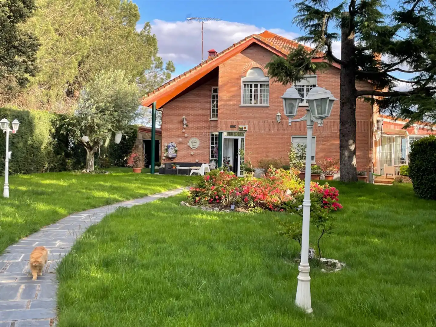 Vista exterior de Casa o chalet en venta en Venturada con Aire acondicionado