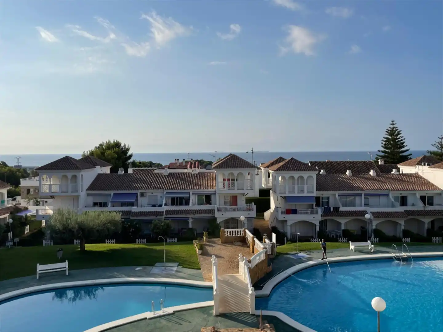 Garten von Wohnungen zum Verkauf in Alcalà de Xivert mit Terrasse, Schwimmbad und Balkon