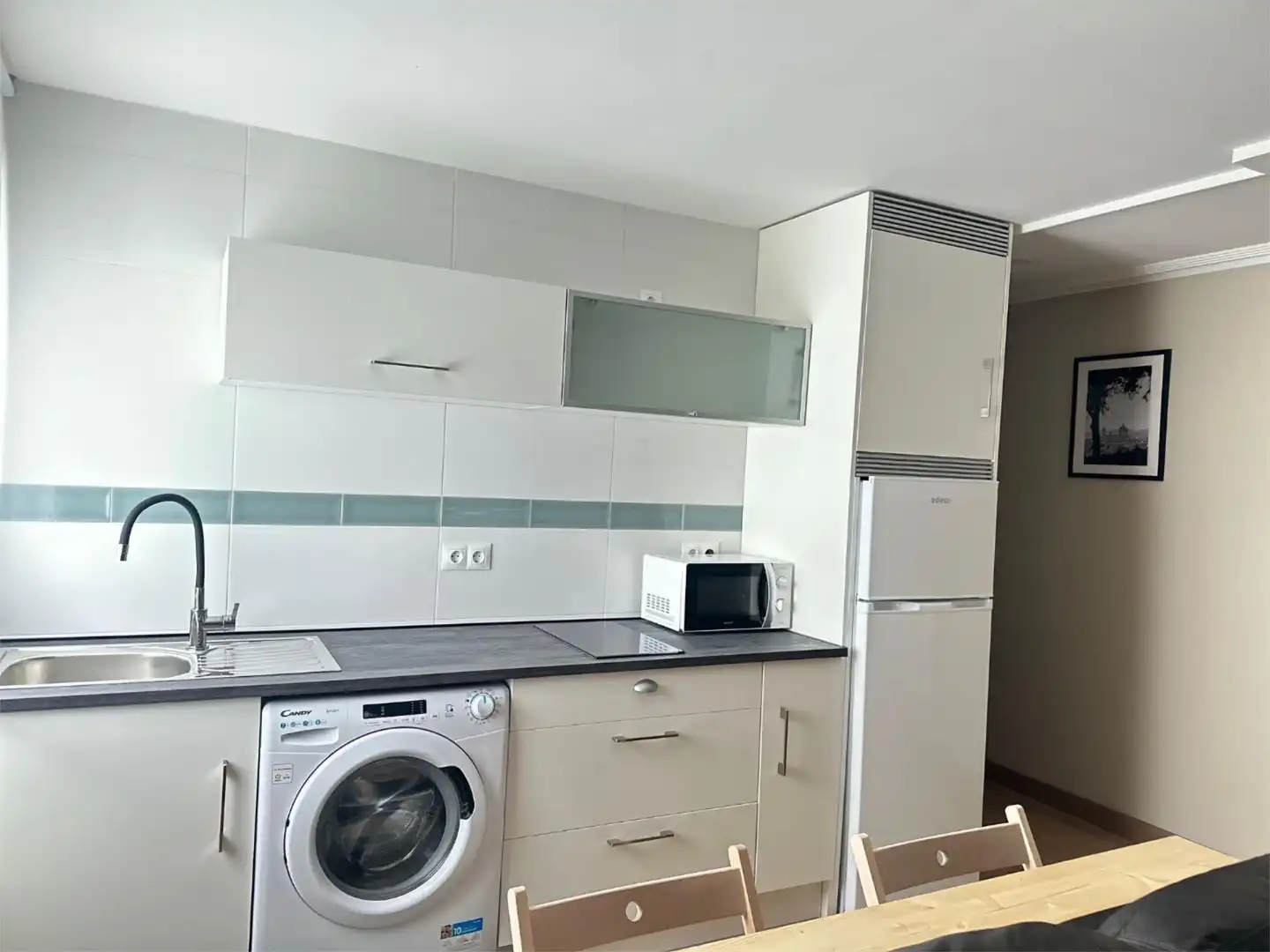 Cocina de Piso de alquiler en León Capital  con Calefacción, Parquet y Amueblado