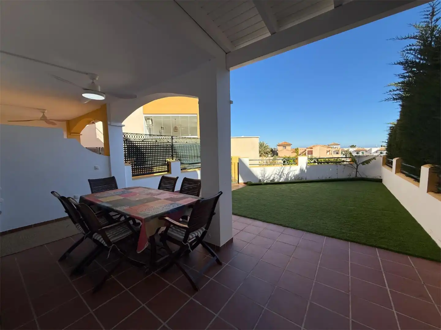 Terrace of Flat for rent in Pulpí  with Air Conditioner, Heating and Private garden