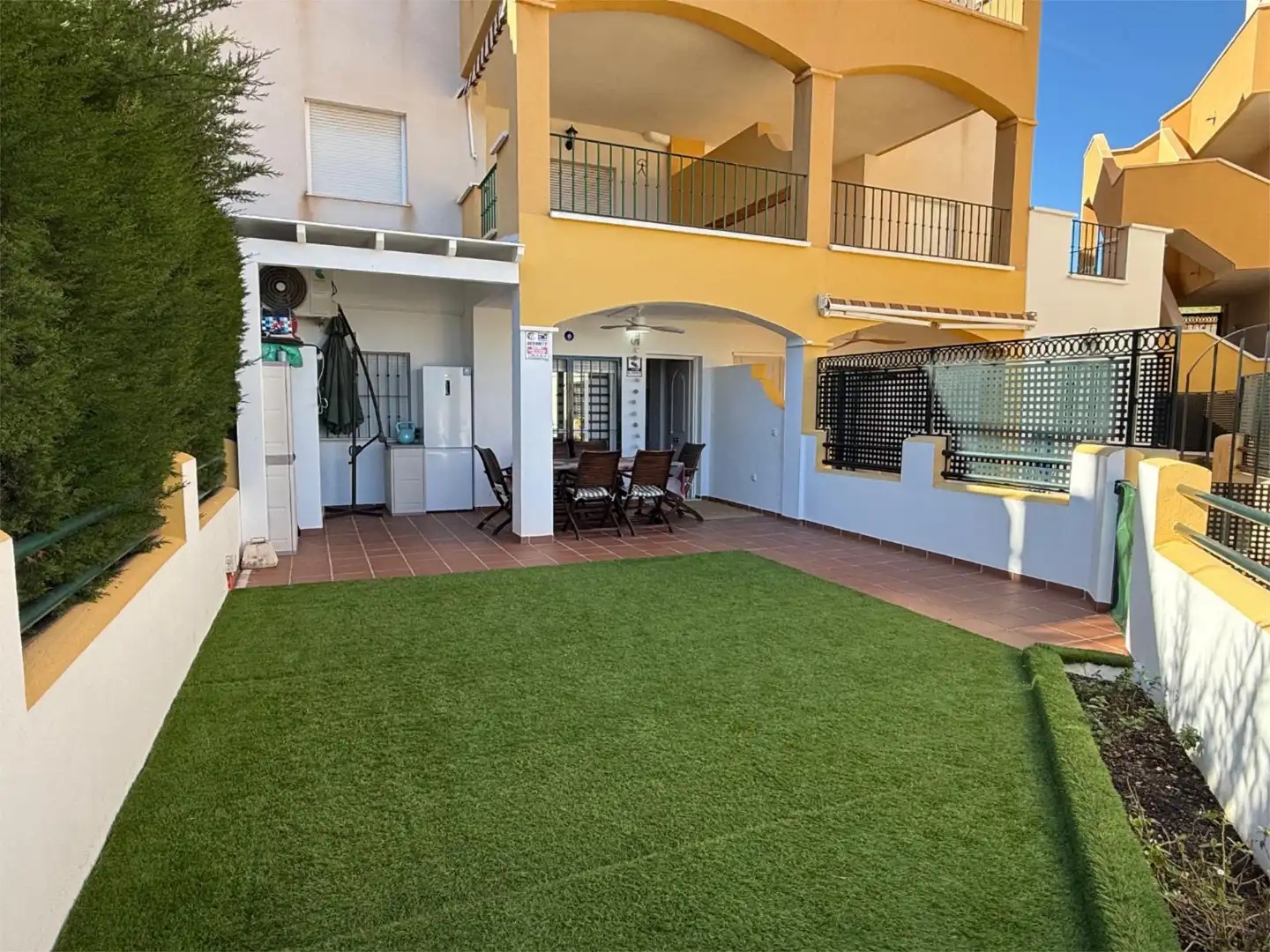 Terrace of Flat for rent in Pulpí  with Air Conditioner, Heating and Private garden