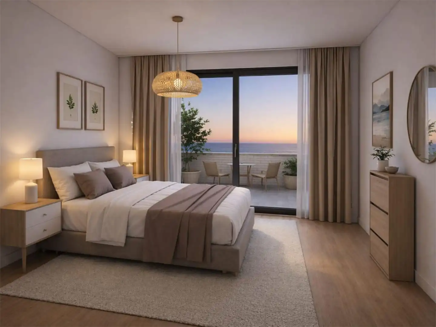 Apartament en venda a Carrer Margalló, 3, Roques Daurades - L'Estany Dormitori de Apartament en venda en L'Ametlla de Mar amb Aire condicionat, Calefacció i Terrassa