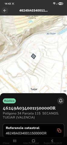 Terreno en Venta en Diseminado Tuejar-r.s, 14 en Tuéjar
