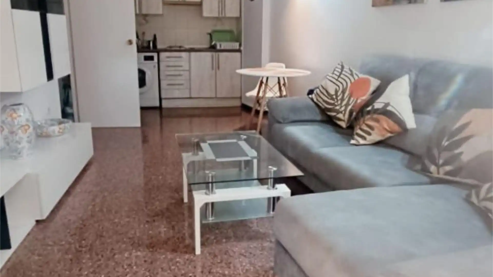 Sala de estar de Apartamento de alquiler en Finestrat con Aire acondicionado, Calefacción y Terraza
