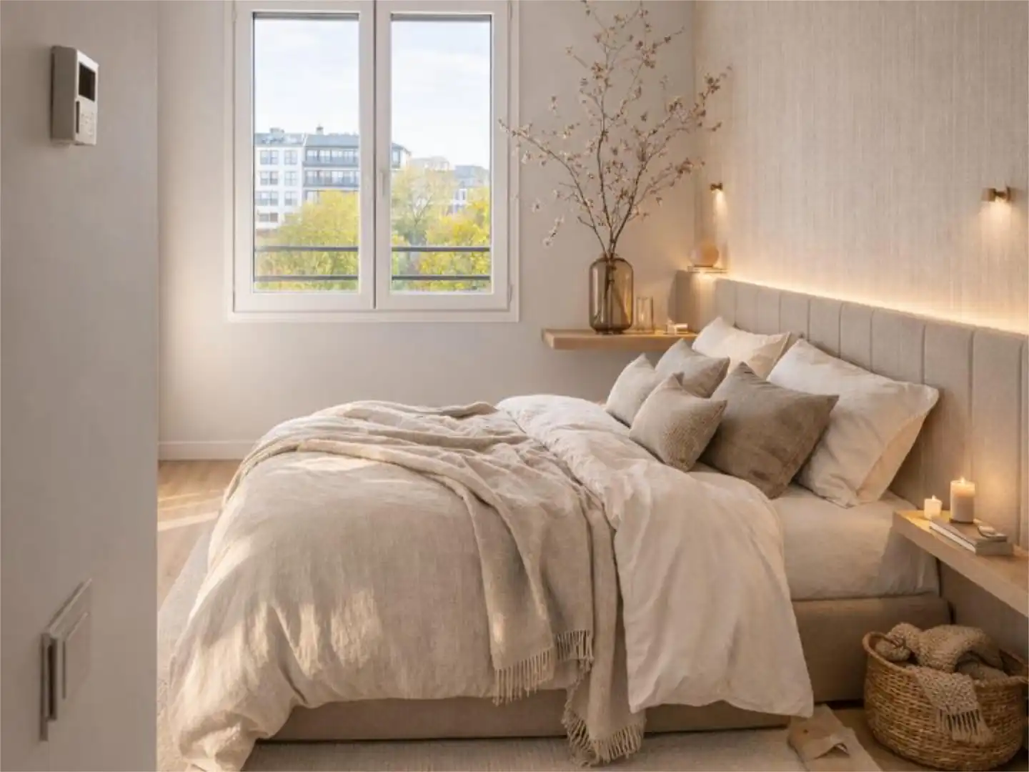 Piso en venta en Calle de Dulce Chacón, 25, Virgen del Cortijo - Manoteras Habitación de Piso en venta en Madrid Capital con Aire acondicionado, Terraza y Piscina