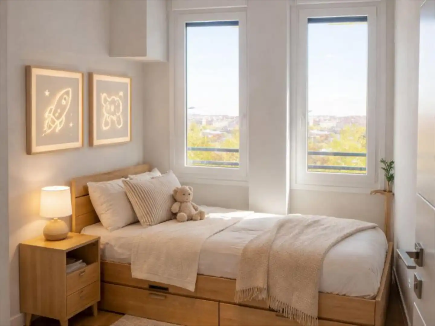 Piso en venta en Calle de Dulce Chacón, 25, Virgen del Cortijo - Manoteras Habitación de Piso en venta en Madrid Capital con Aire acondicionado, Terraza y Piscina
