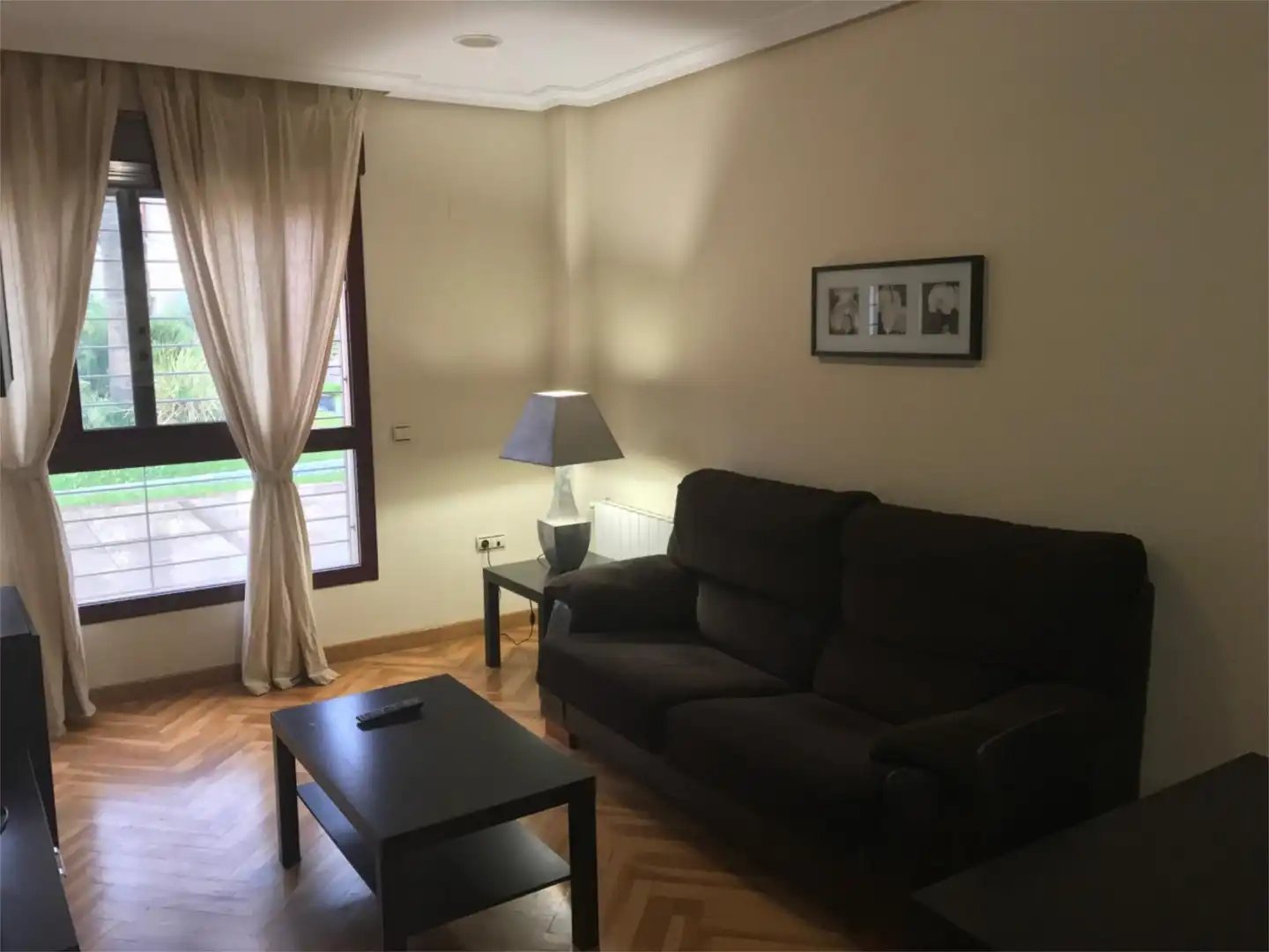 Sala d'estar de Apartament de lloguer en Badajoz Capital amb Aire condicionat, Calefacció i Parquet