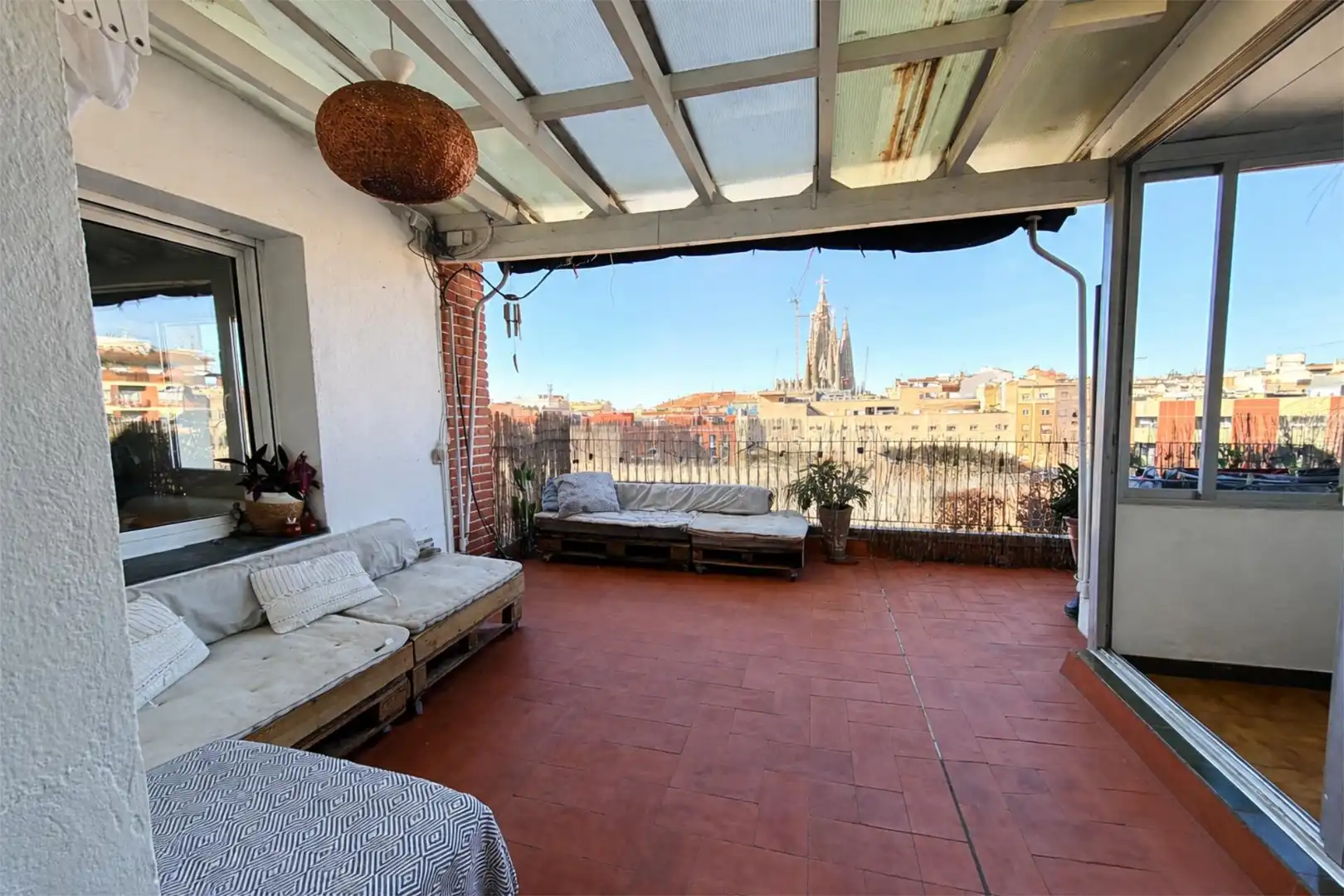 Terrasse von Dachboden zum Verkauf in  Barcelona Capital mit Klimaanlage und Terrasse
