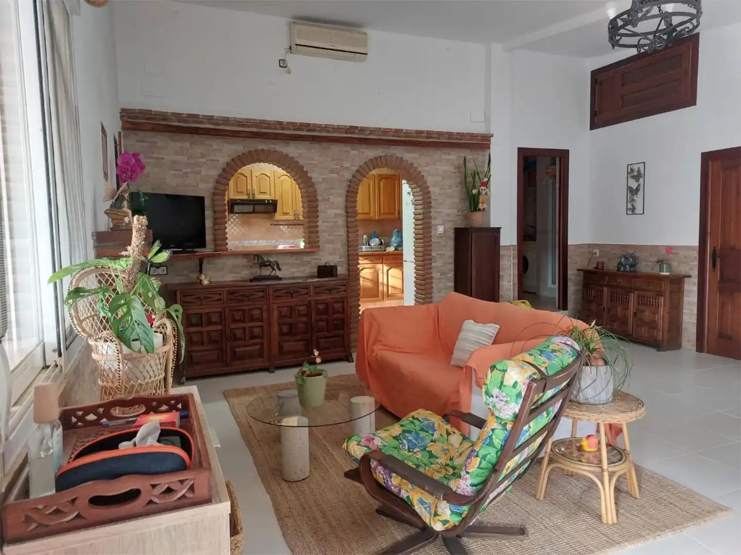Finca rústica en venta en Diseminado R 38, 66, Alegría de la Huerta- Jardín de Málaga Sala de estar de Finca rústica en venta en Málaga Capital con Aire acondicionado y Terraza