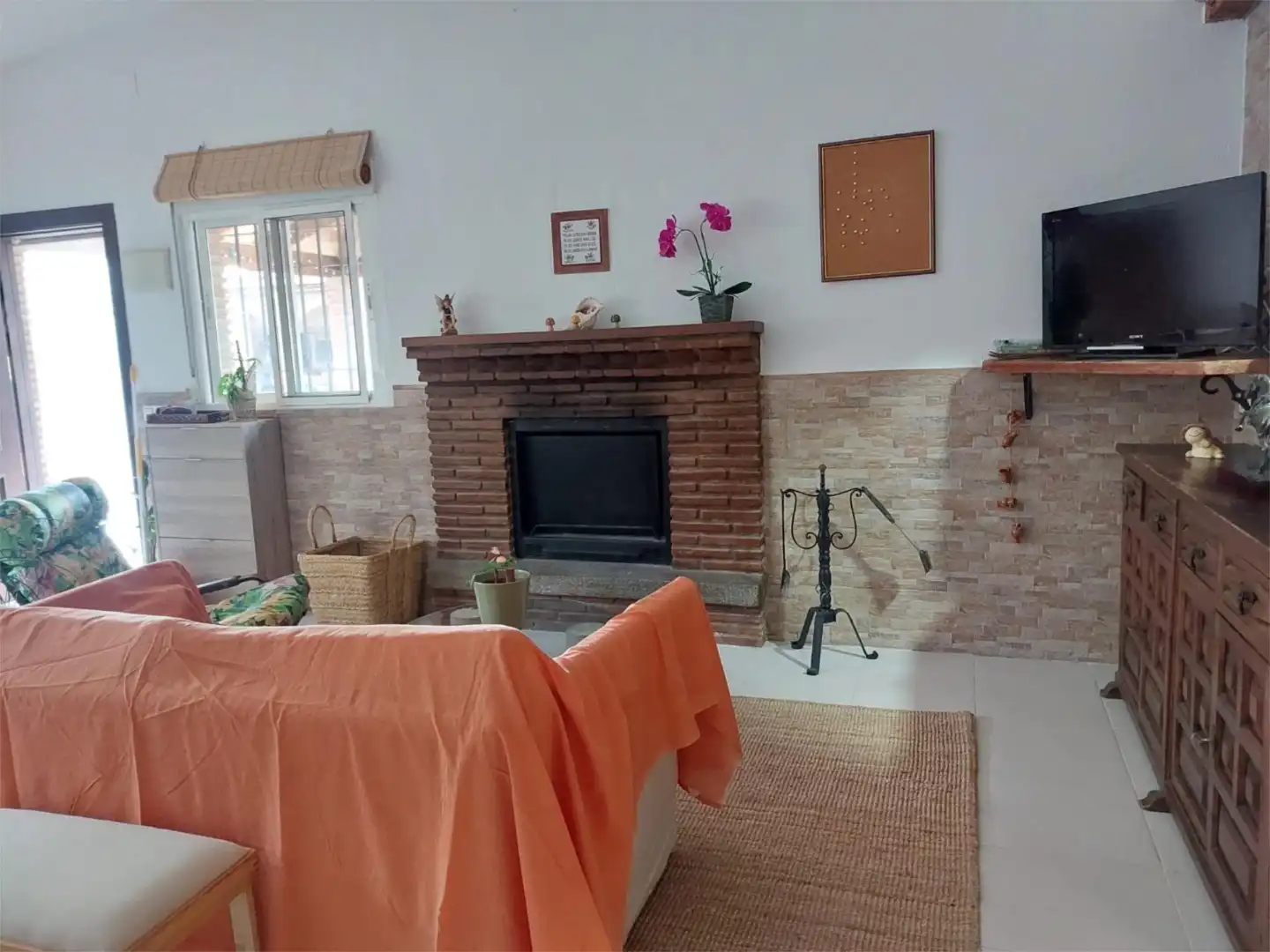 Finca rústica en venta en Diseminado R 38, 66, Alegría de la Huerta- Jardín de Málaga Sala de estar de Finca rústica en venta en Málaga Capital con Aire acondicionado y Terraza