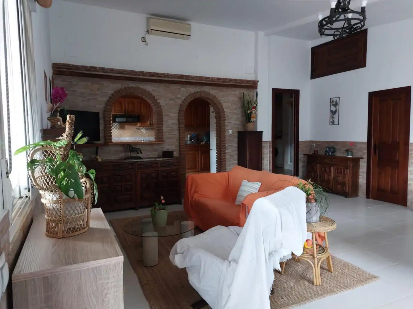 Finca rústica en venta en Diseminado R 38, 66, Alegría de la Huerta- Jardín de Málaga Sala de estar de Finca rústica en venta en Málaga Capital con Aire acondicionado y Terraza