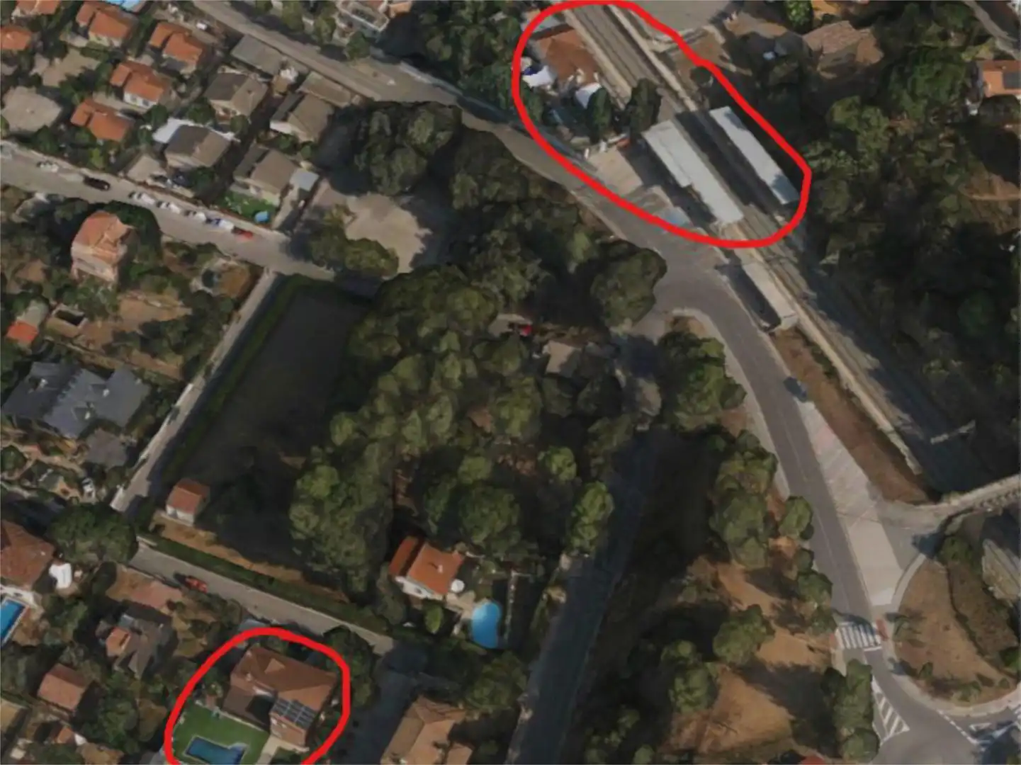 Exterior view of Houses for rent in Viladecavalls  with Air Conditioner, Heating and Private garden