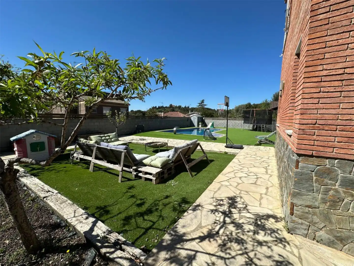 Terrace of Houses for rent in Viladecavalls  with Air Conditioner, Heating and Private garden