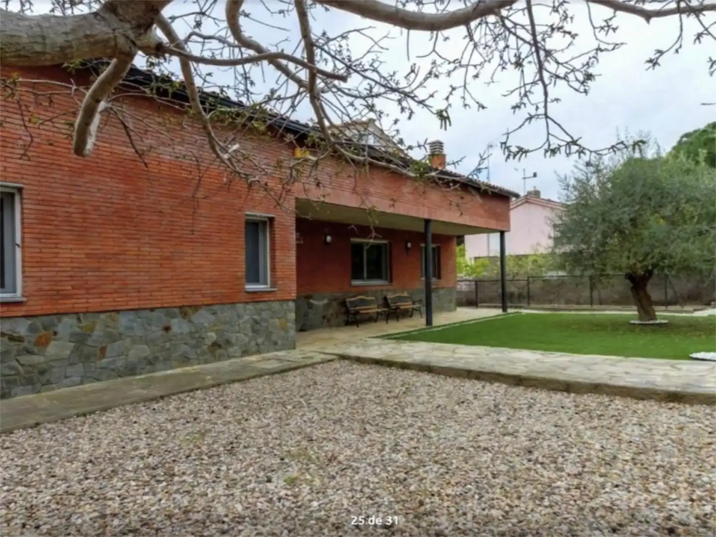 Garden of Houses for rent in Viladecavalls  with Air Conditioner, Heating and Private garden
