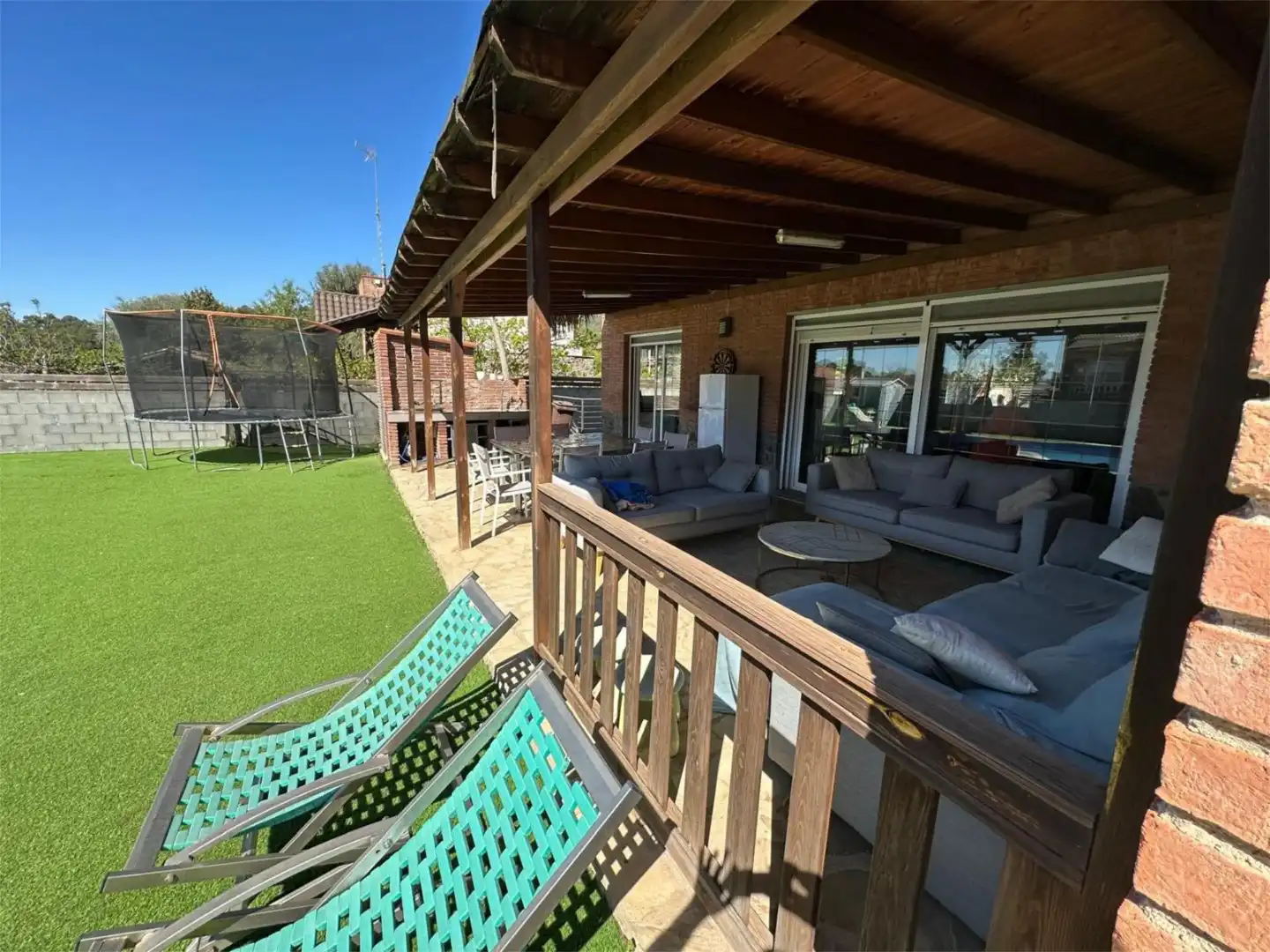 Terrace of Houses for rent in Viladecavalls  with Air Conditioner, Heating and Private garden