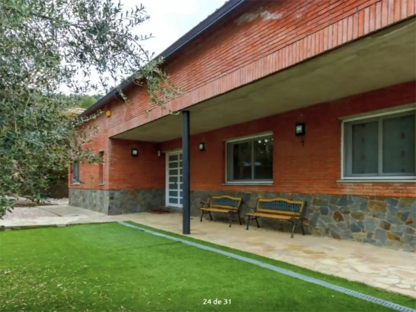 Exterior view of Houses for rent in Viladecavalls  with Air Conditioner, Heating and Private garden