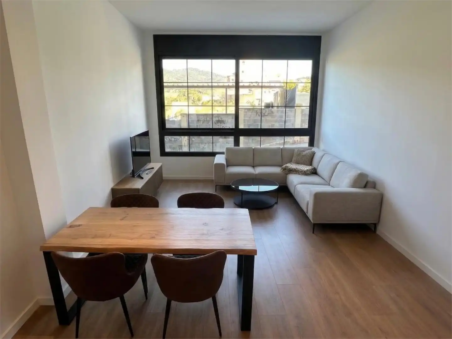 Flat for sale in Carrer Raval Canyelles, 12, Caldes de Montbui Living room of Flat for sale in Caldes de Montbui with Air Conditioner and Swimming Pool