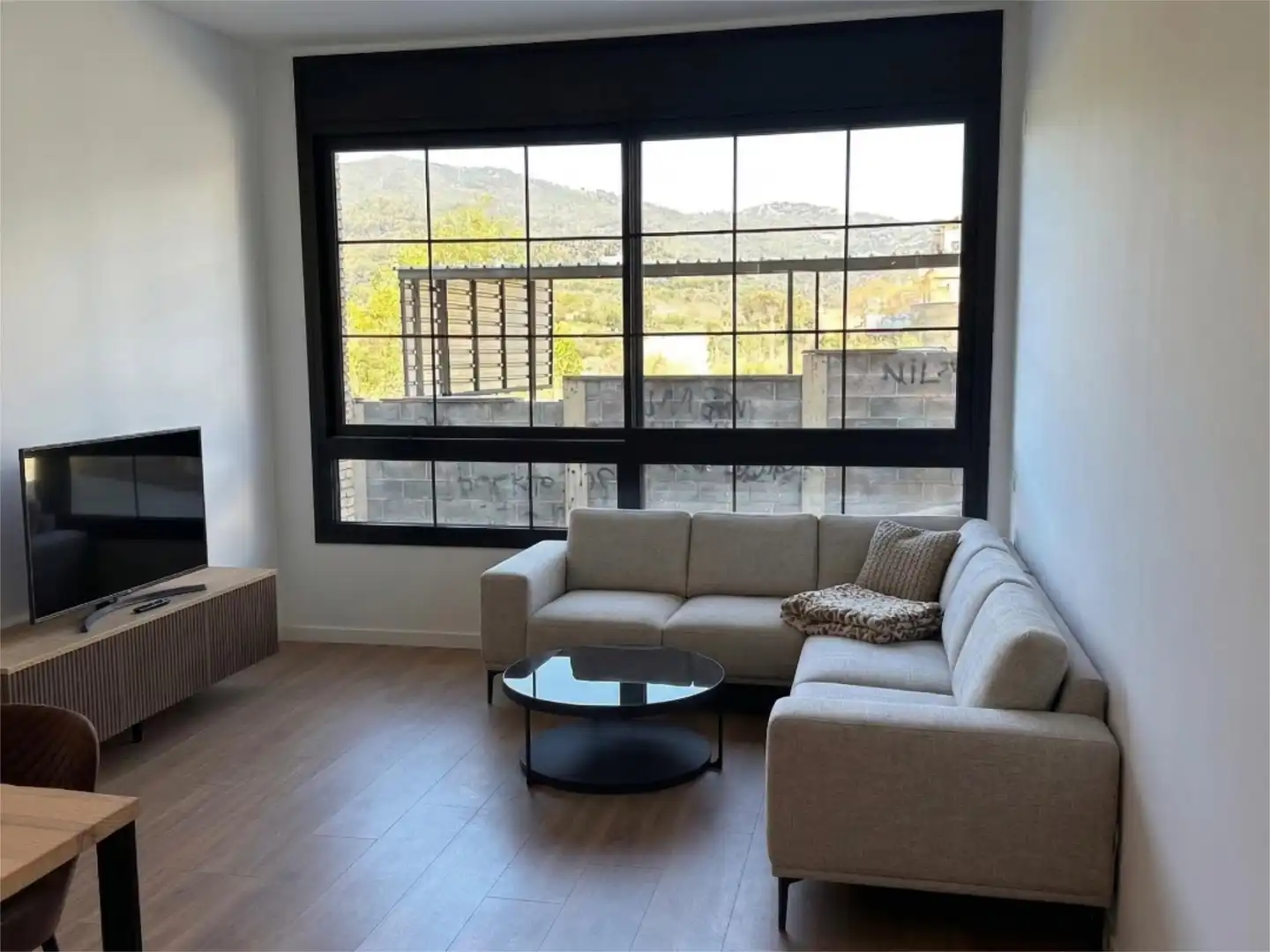 Flat for sale in Carrer Raval Canyelles, 12, Caldes de Montbui Living room of Flat for sale in Caldes de Montbui with Air Conditioner and Swimming Pool