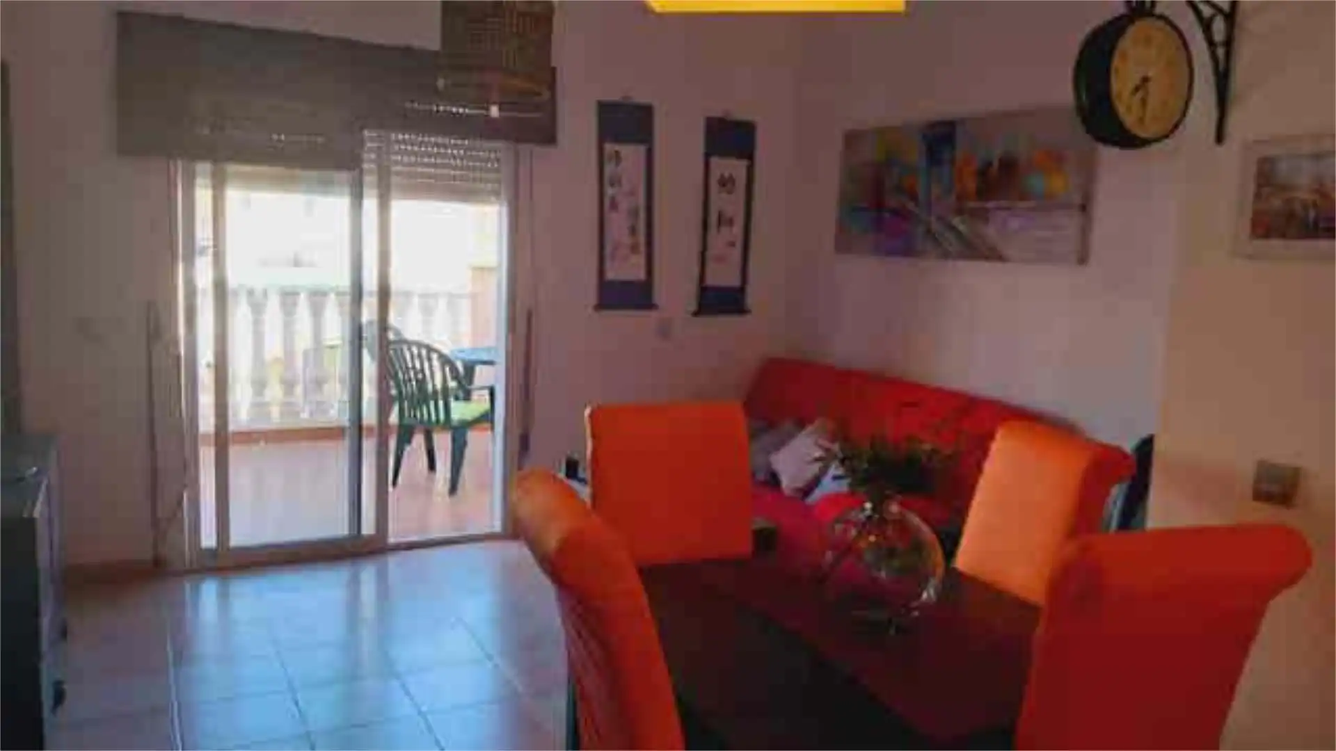Apartamento de alquiler en La Puebla Sala de estar de Apartamento de alquiler en Cartagena con Terraza y Piscina