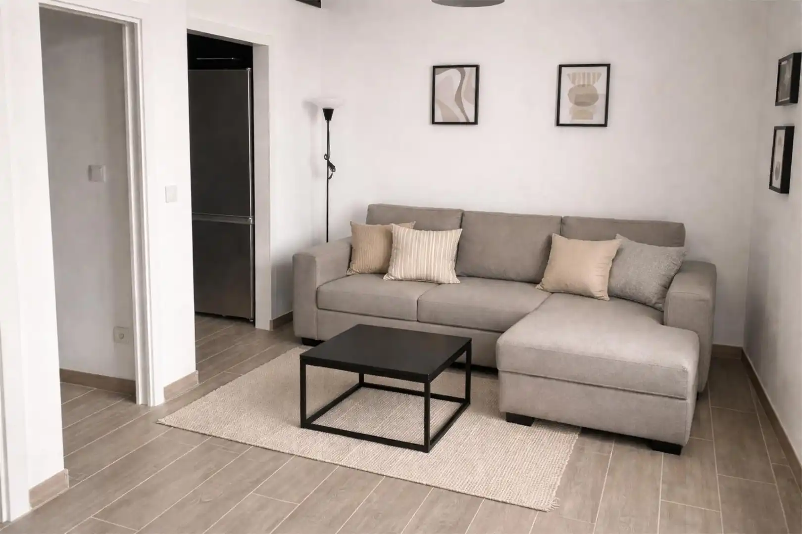 Living room of Flat for rent in Taboada  with Heating and Furnished
