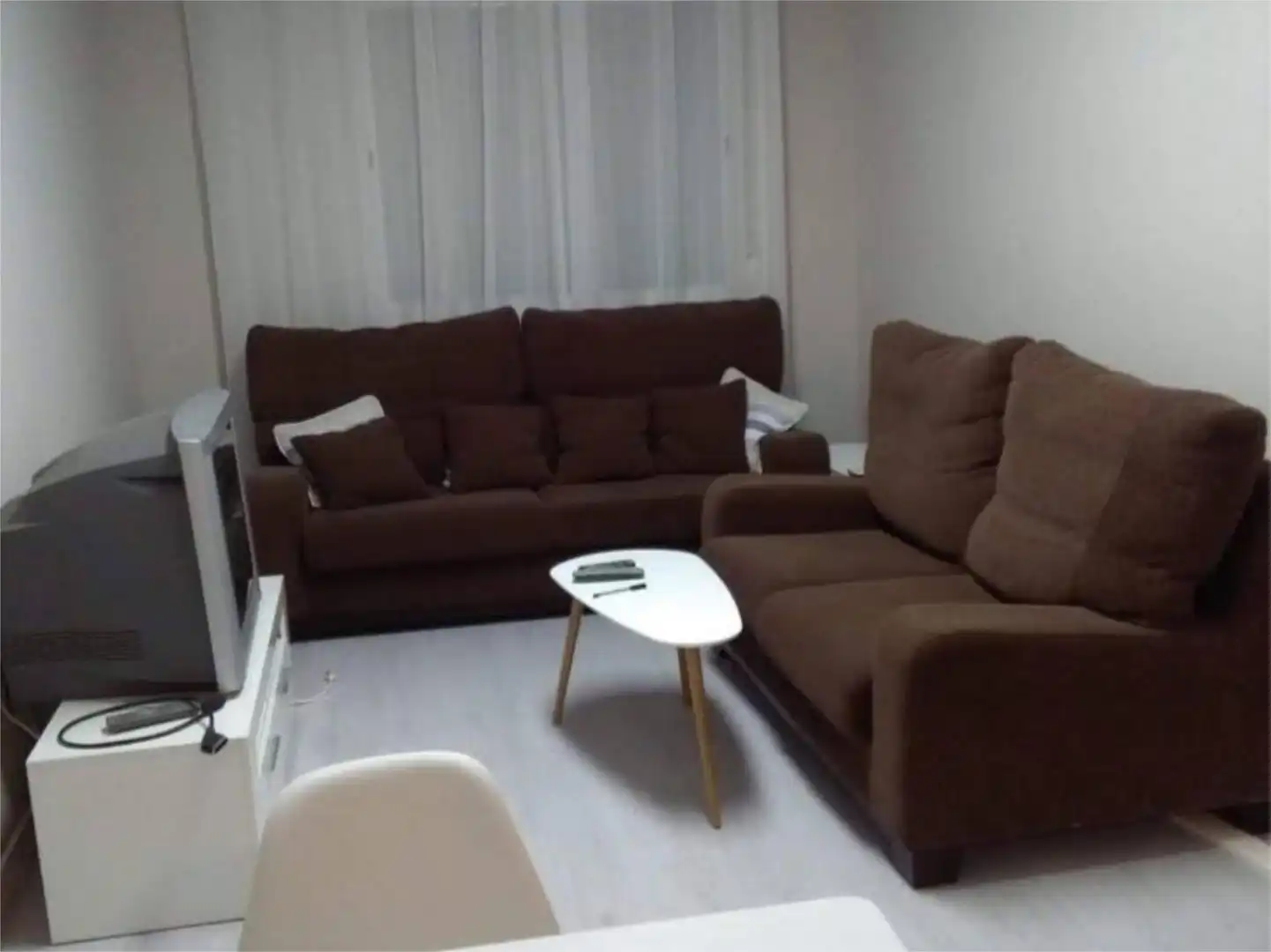 Sala d'estar de Apartament en venda en Badajoz amb Aire condicionat, Calefacció i Moblat