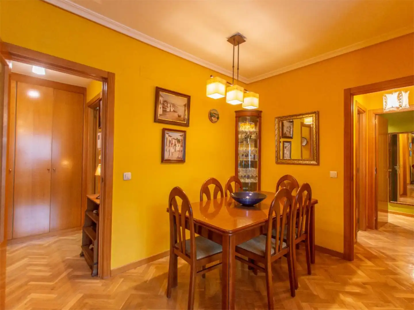 Dining room of Flat for sale in Madrid  with Air Conditioner, Heating and Private garden