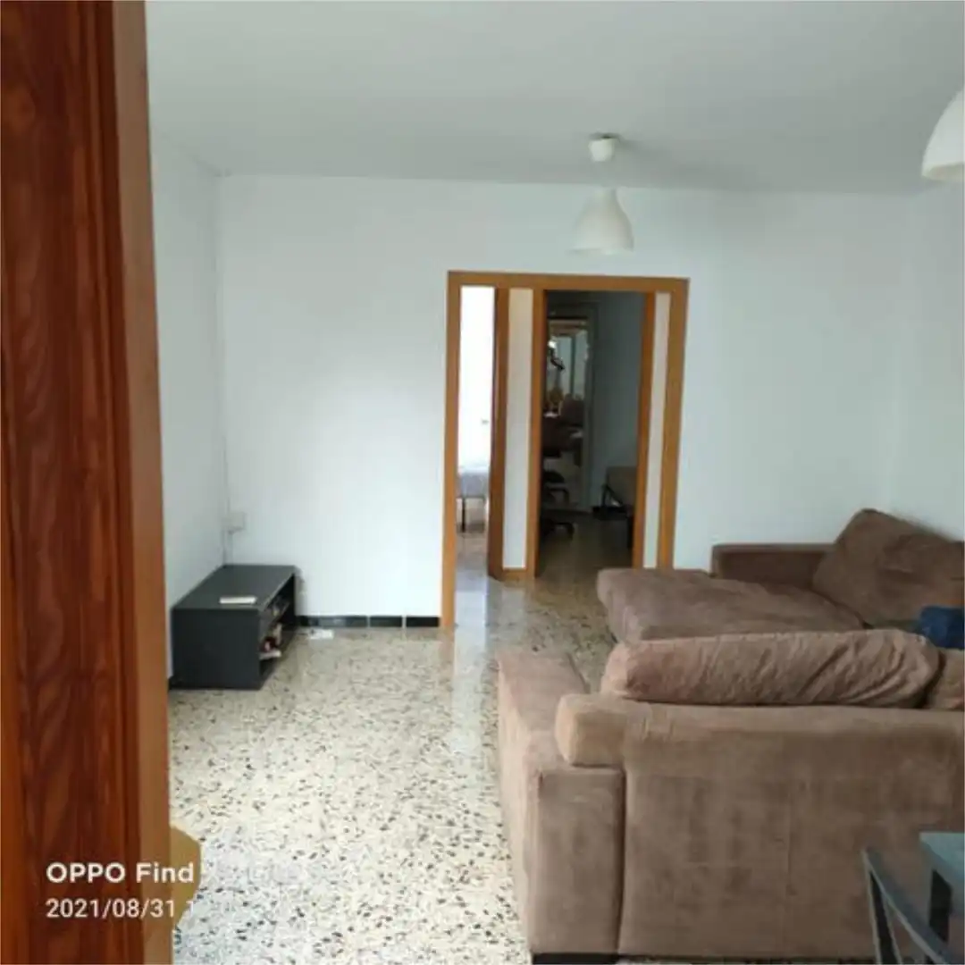 Living room of Flat for sale in  Palma de Mallorca  with Heating, Terrace and Furnished