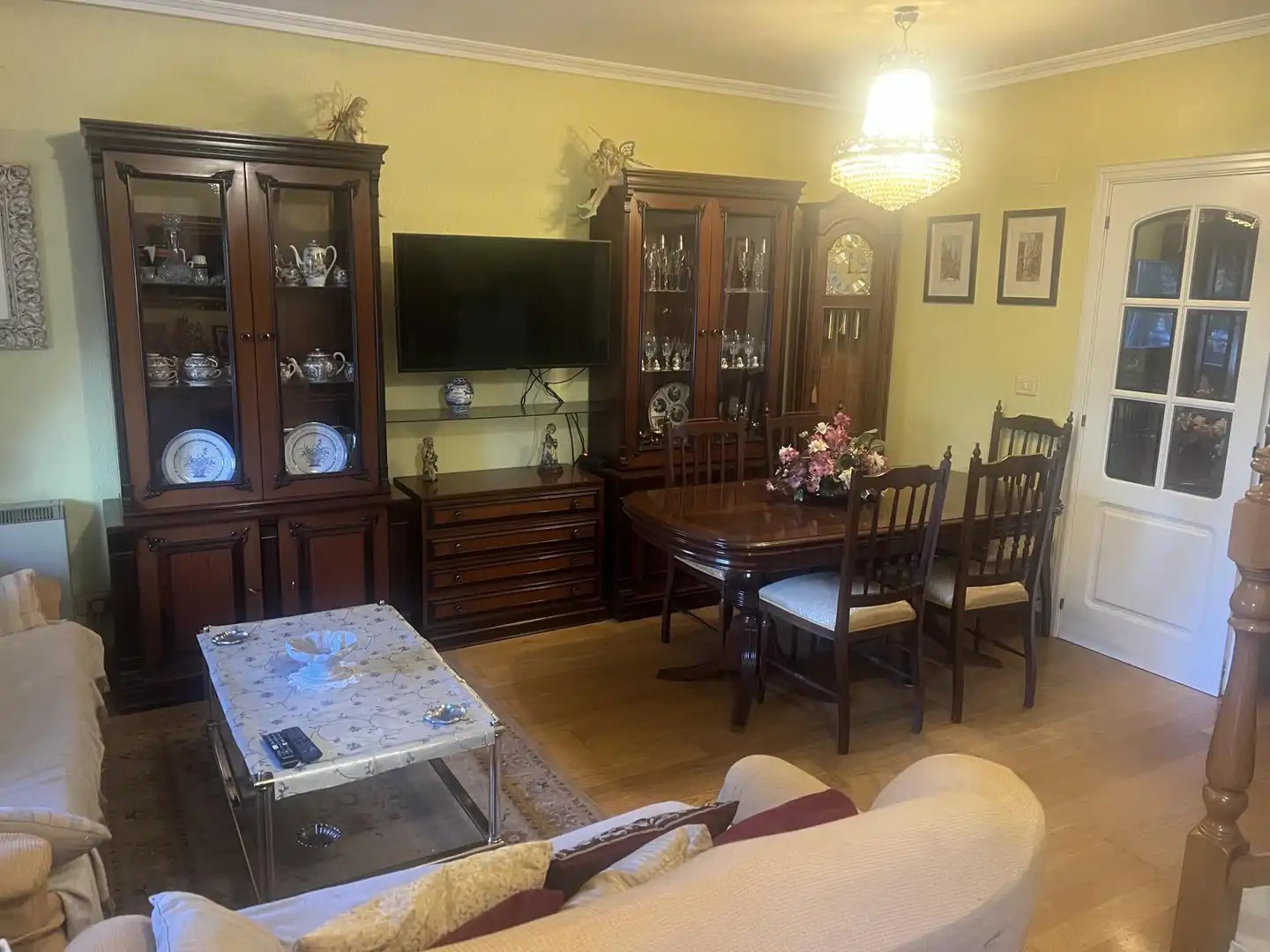 Comedor de Casa adosada de alquiler en Zaragoza con Calefacción, Jardín privado y Parquet