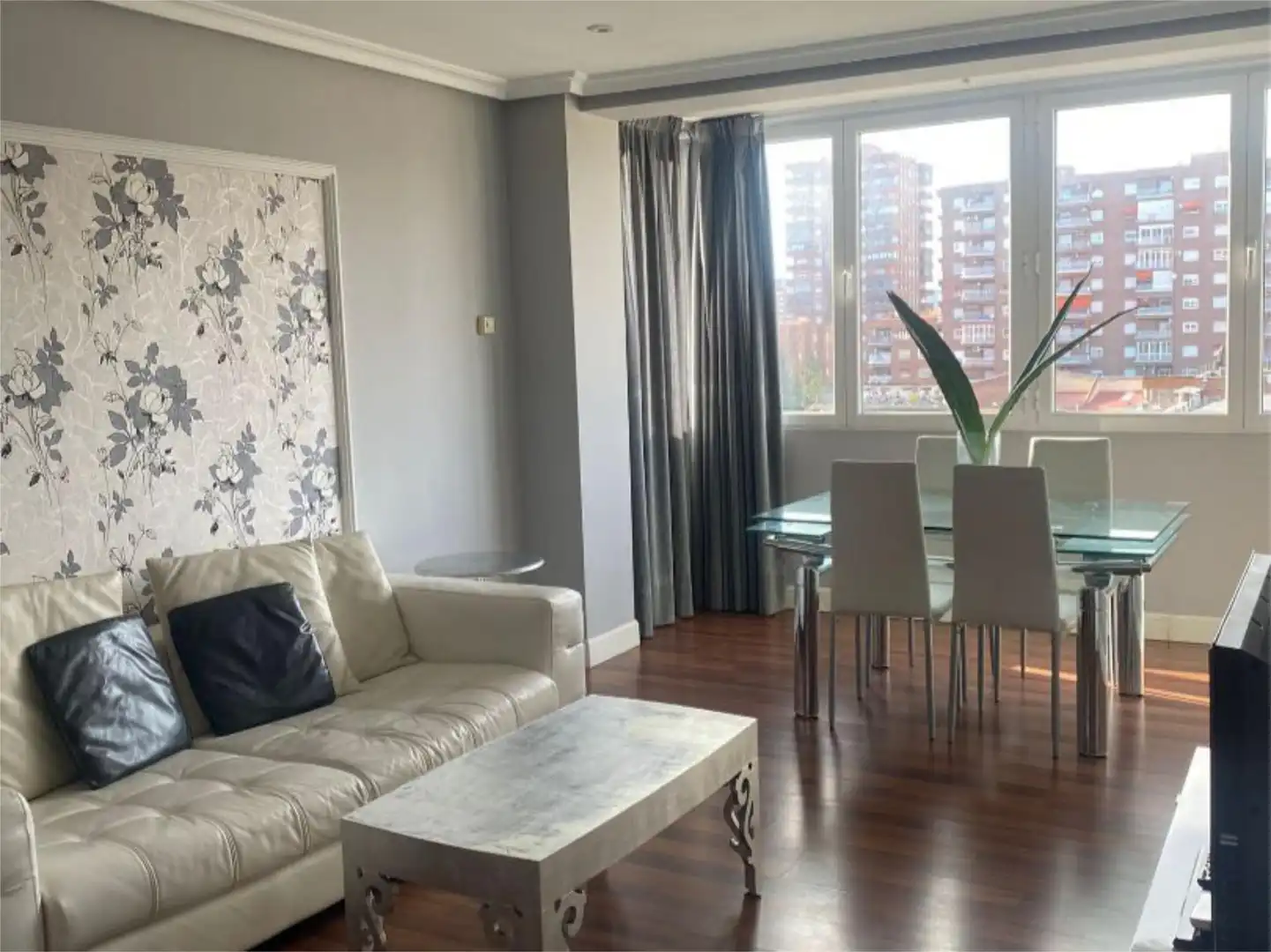 Wohnzimmer von Wohnung zur Miete in Talavera de la Reina mit Klimaanlage, Heizung und Parkett