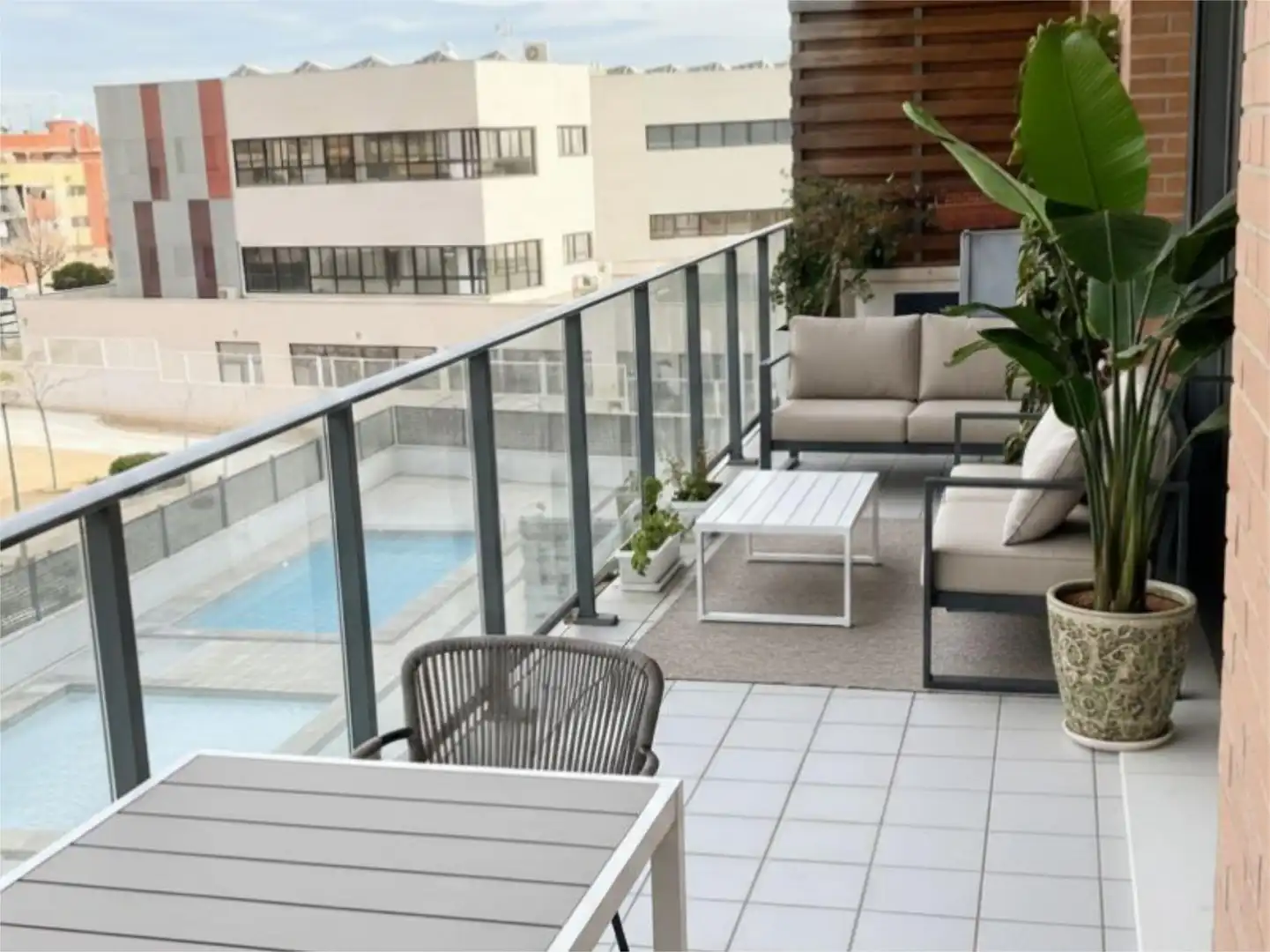 Terrace of Flat for sale in Bétera  with Air Conditioner, Terrace and Swimming Pool