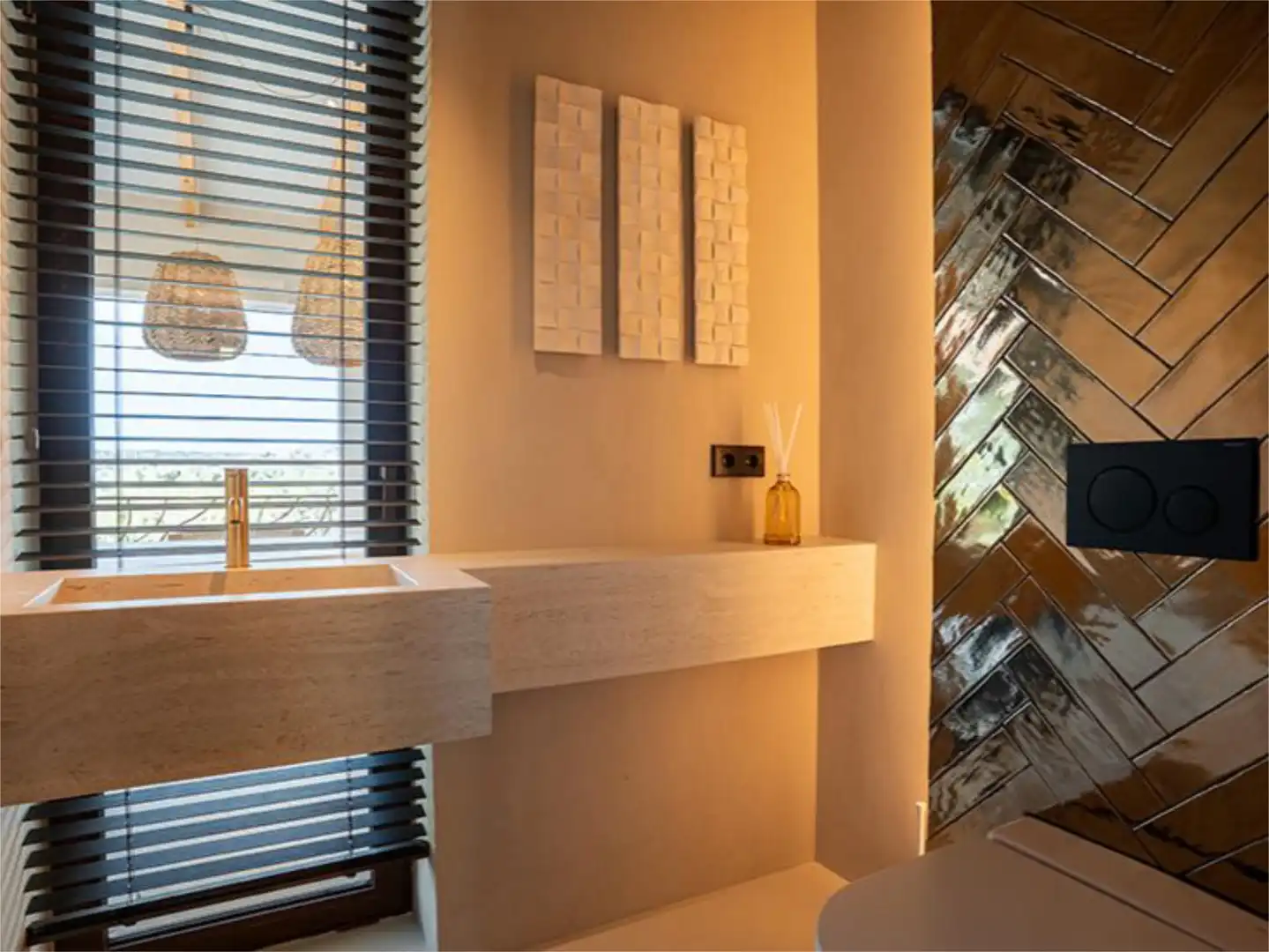 Bathroom of Flat for sale in Jávea / Xàbia  with Air Conditioner, Heating and Private garden