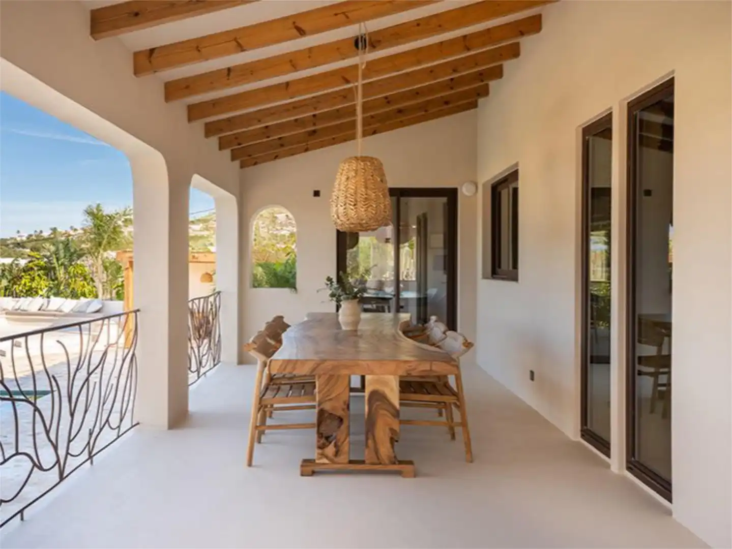 Terrace of Flat for sale in Jávea / Xàbia  with Air Conditioner, Heating and Private garden
