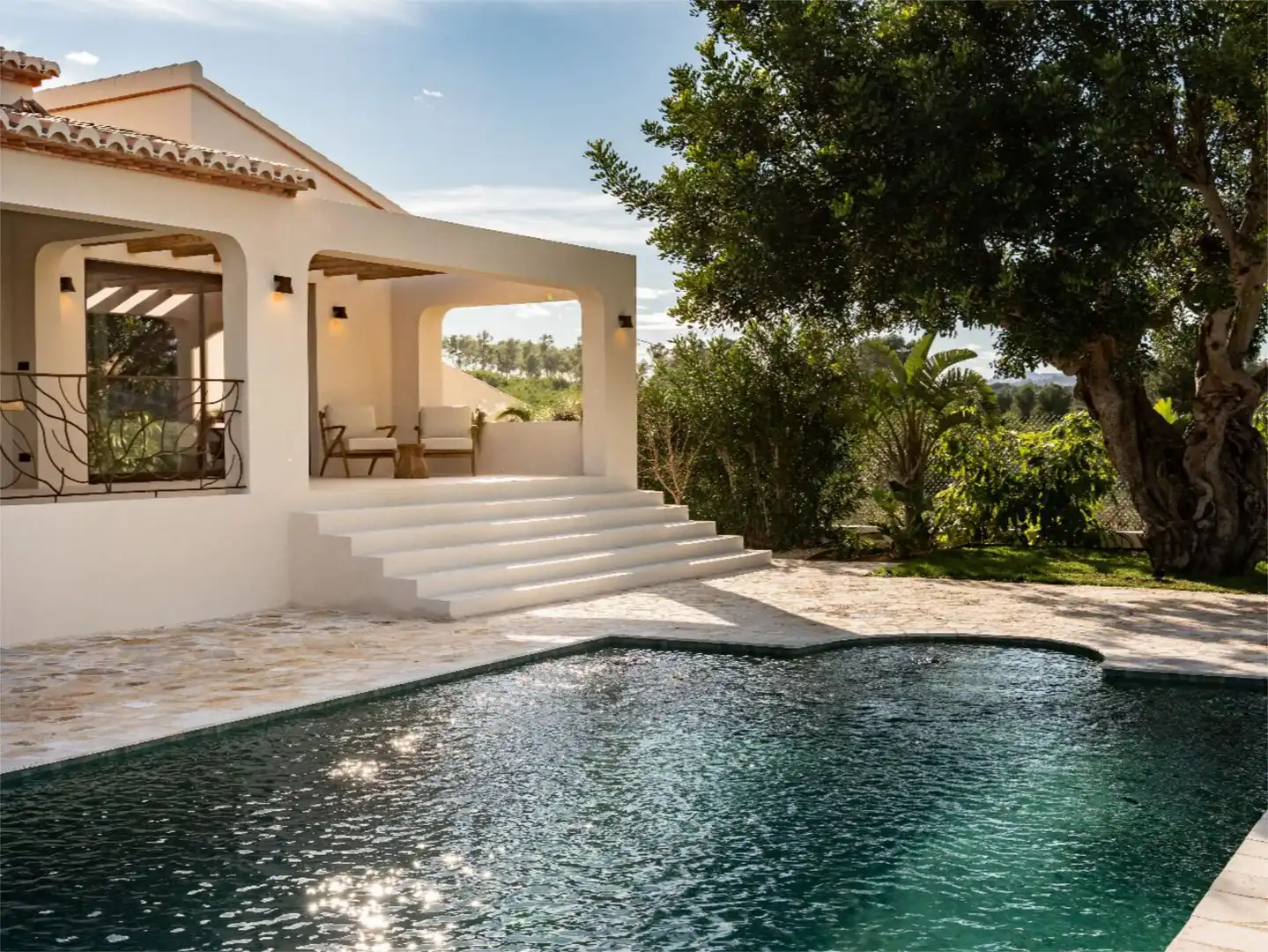 Terrace of Houses for sale in Jávea / Xàbia  with Air Conditioner, Terrace and Swimming Pool