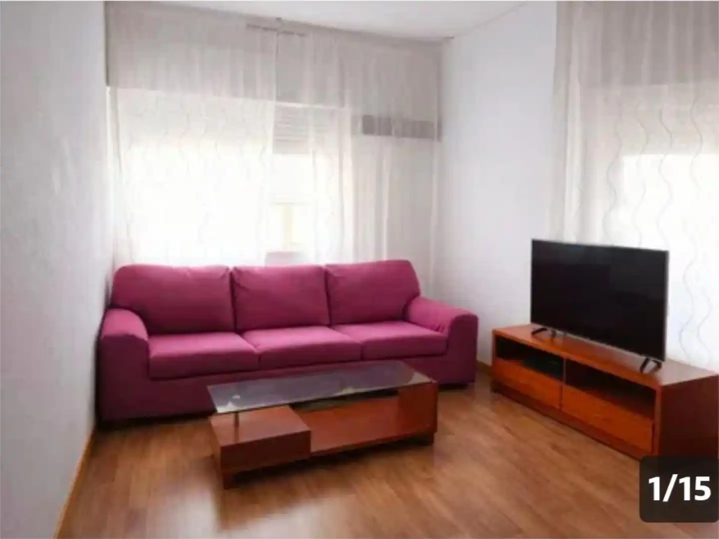 Sala d'estar de Pis en venda en  Murcia Capital amb Aire condicionat, Calefacció i Terrassa