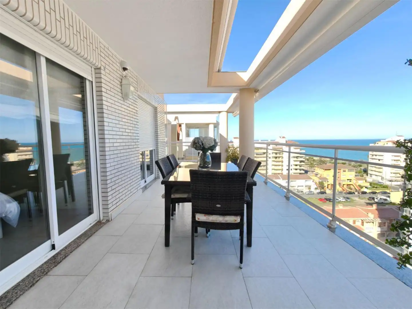 Terraza de Ático en venta en Peñíscola / Peníscola con Aire acondicionado, Terraza y Piscina