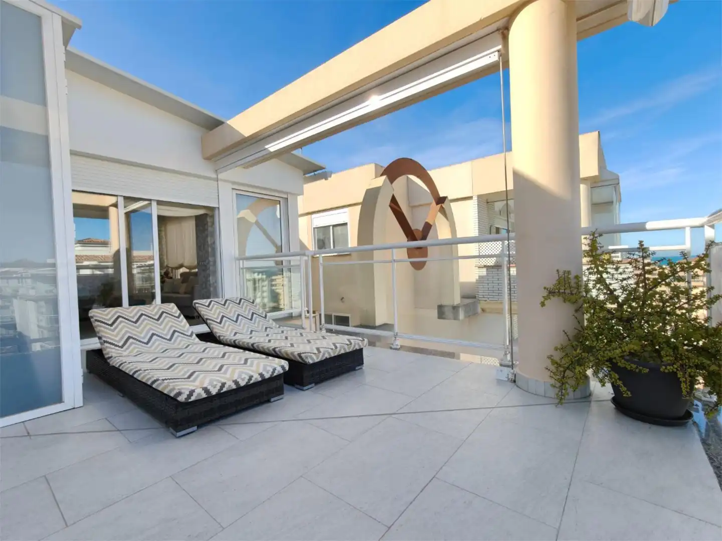 Ático en venta en Carrer D' Alacant, 8, Playa Norte Terraza de Ático en venta en Peñíscola / Peníscola con Aire acondicionado, Terraza y Piscina