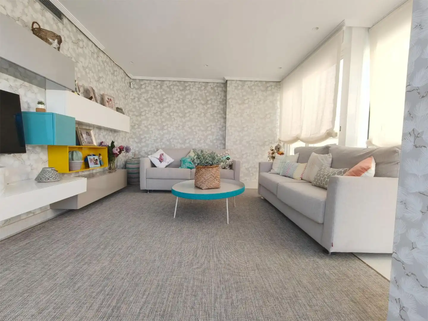 Ático en venta en Carrer D' Alacant, 8, Playa Norte Sala de estar de Ático en venta en Peñíscola / Peníscola con Aire acondicionado, Terraza y Piscina