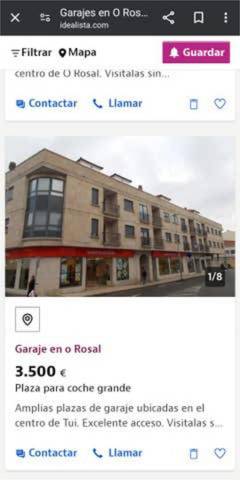 Garaje en Alquiler en O Rosal