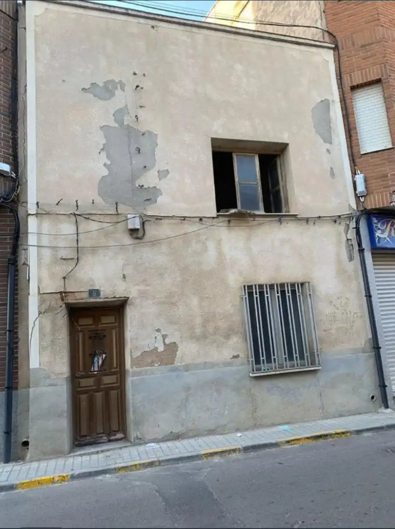 Exterior view of Single-family semi-detached for sale in Madridejos  with Private garden