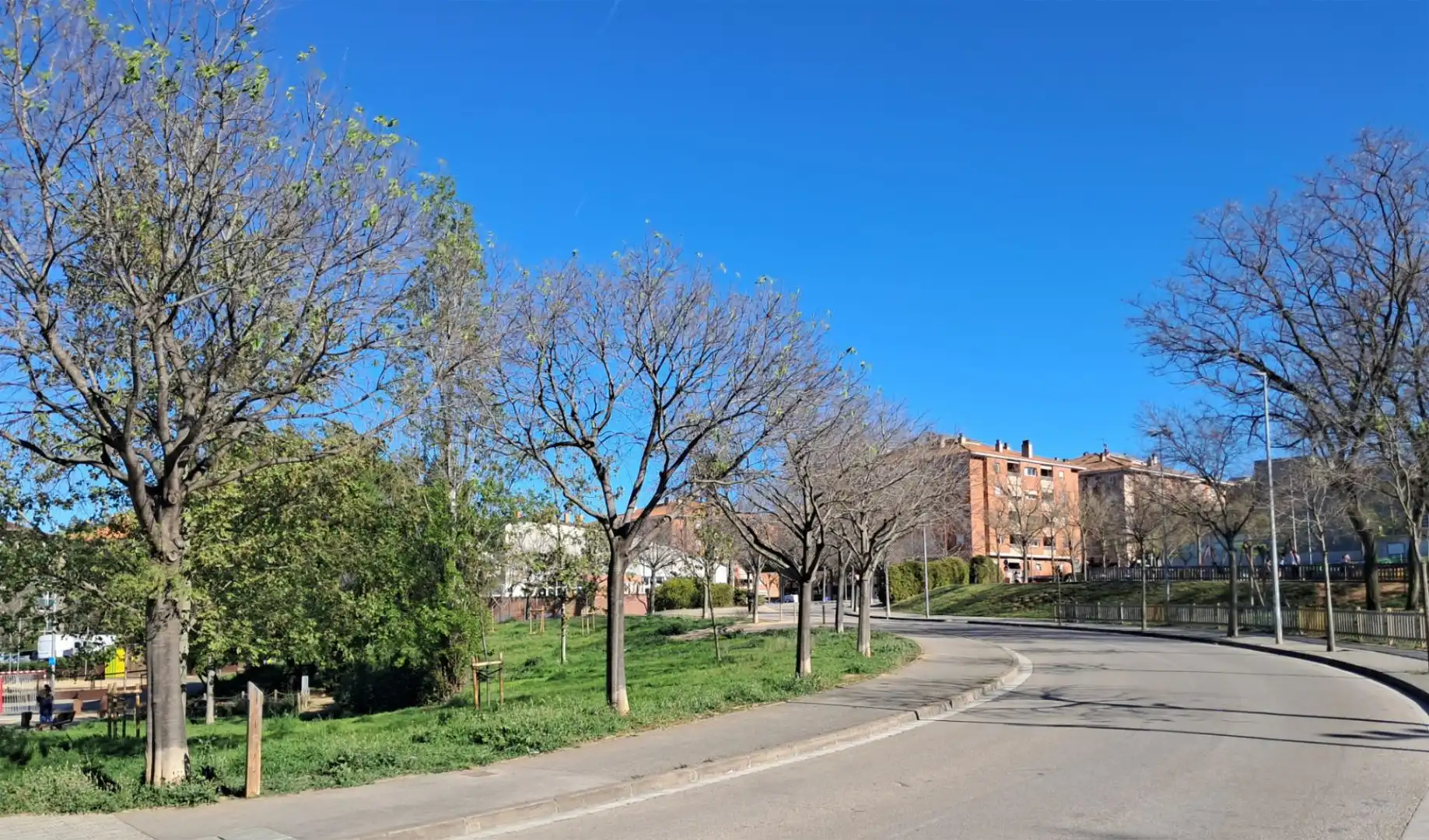 Vista exterior de Piso en venta en Santa Coloma de Cervelló con Calefacción, Jardín privado y Parquet
