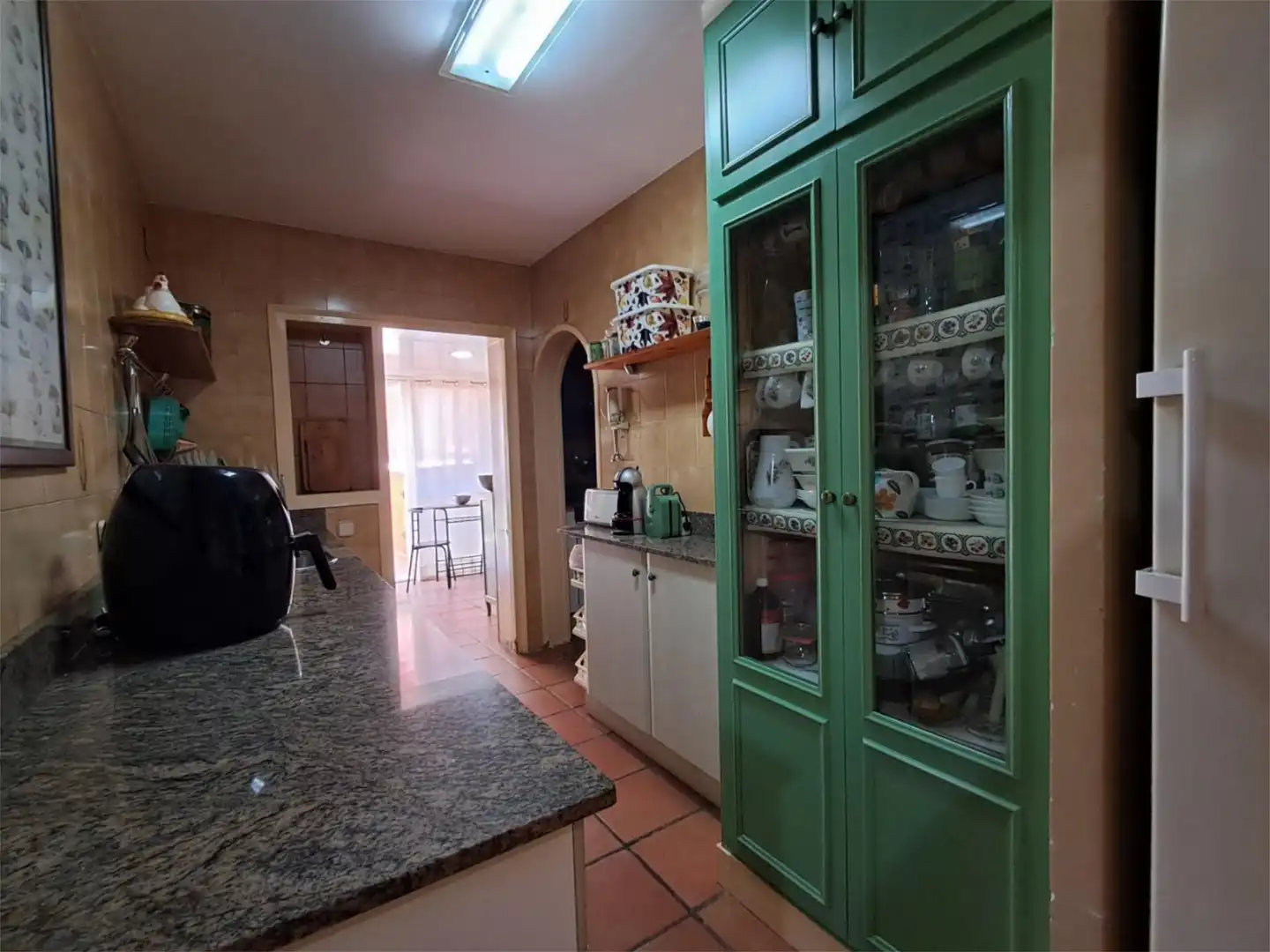 Cocina de Piso en venta en Santa Coloma de Cervelló con Calefacción, Jardín privado y Parquet