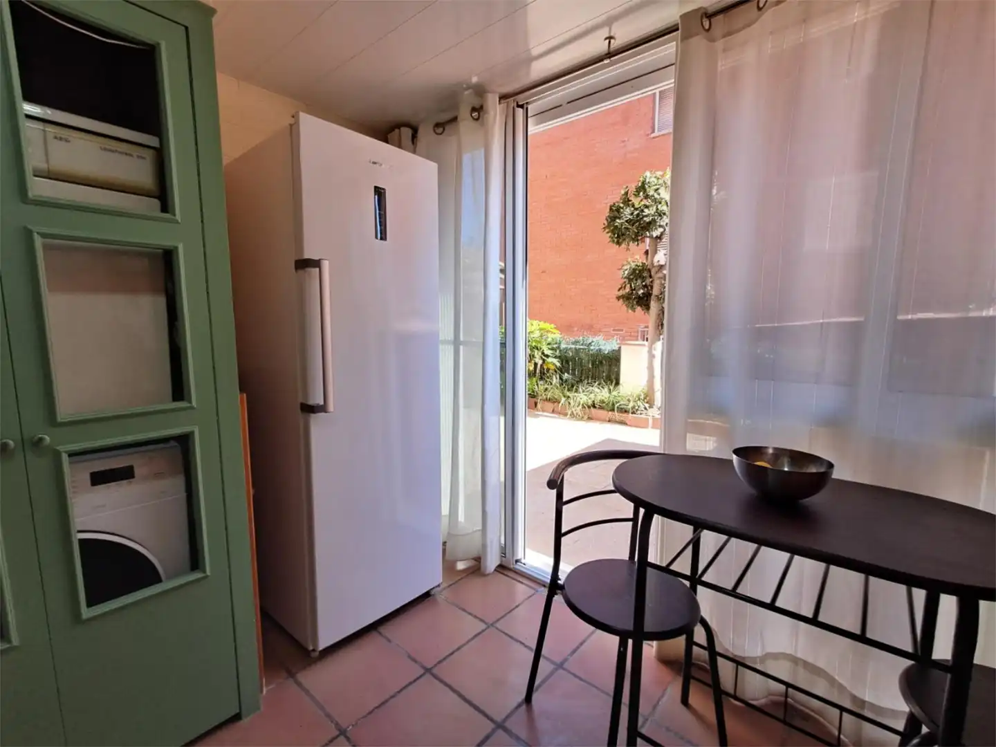 Cocina de Piso en venta en Santa Coloma de Cervelló con Calefacción, Jardín privado y Parquet