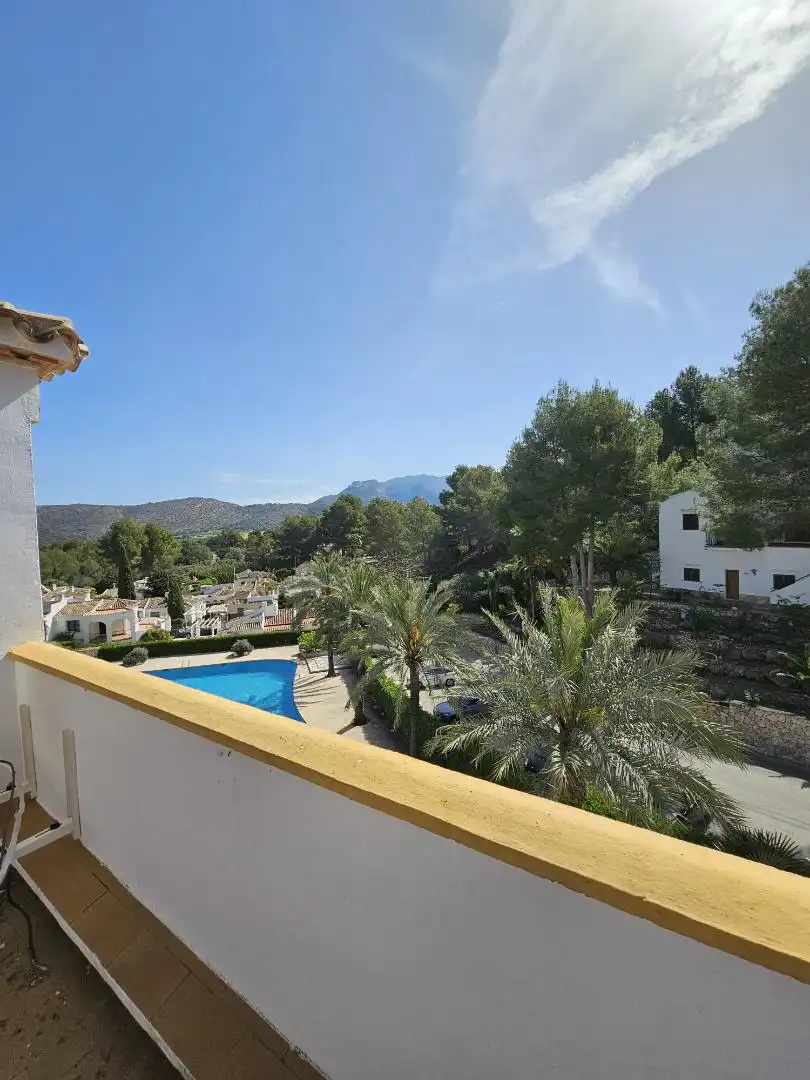 Flat for sale in Avenida de la Marina Alta, 86, Pedreguer Exterior view of Flat for sale in Pedreguer with Air Conditioner, Private garden and Swimming Pool